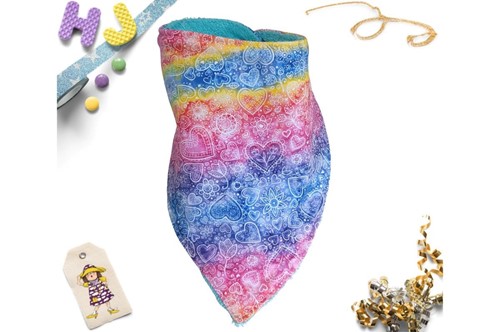 Buy  Dribble Bib Rainbow Lace now using this page